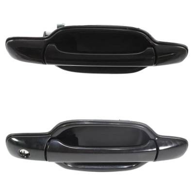 Rareelectrical - Front Left And Right Exterior Door Handle Set Compatible With 2004-2012 Chevrolet Colorado Wt - Image 5