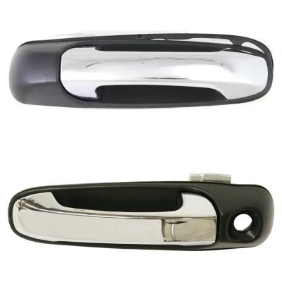 Front Left And Right Exterior Door Handle Set Compatible With 2007-2009 Dodge Durango Adventurer
