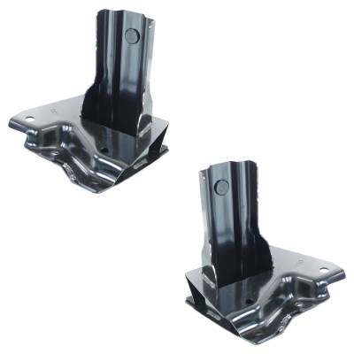 Rareelectrical - Front Bumper Bracket Pair Compatible With 2006-2011 Buick Lucerne Cxs 4.6L (06-08) Super 4.6L - Image 2