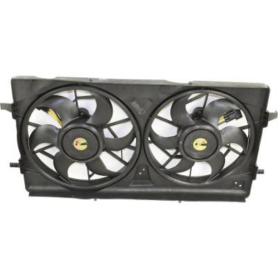 Rareelectrical - Dual Cooling Fan Assembly Compatible With 2004-2010 Chevrolet Cobalt Ss 2.0L (05-10) Saturn Ion Red - Image 2