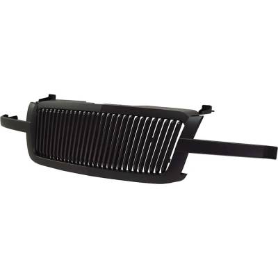 Rareelectrical - New Vertical Bar Grille Assembly Compatible With Chevrolet Silverado 1500 Classic Lt 8 Cyl 4.8L - Image 3