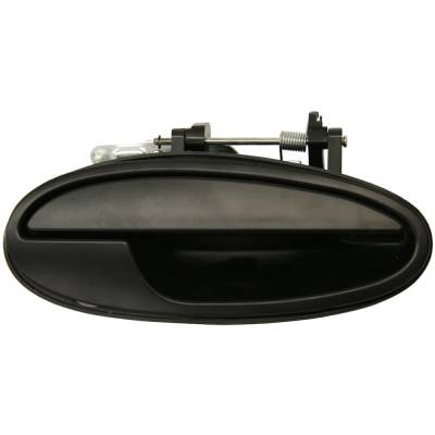 Front Right Exterior Door Handle Smooth Black Compatible With 1995-2005 Buick Park Avenue Ultra 3.8L