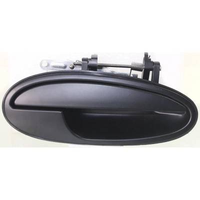 Rareelectrical - Front Right Exterior Door Handle Smooth Black Compatible With 1995-2005 Buick Park Avenue Ultra 3.8L - Image 2