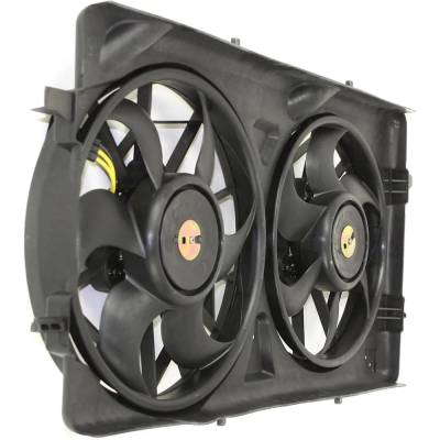 Rareelectrical - Dual Cooling Fan Assembly Compatible With 2004-2010 Chevrolet Cobalt Ss 2.0L (05-10) Saturn Ion Red - Image 3