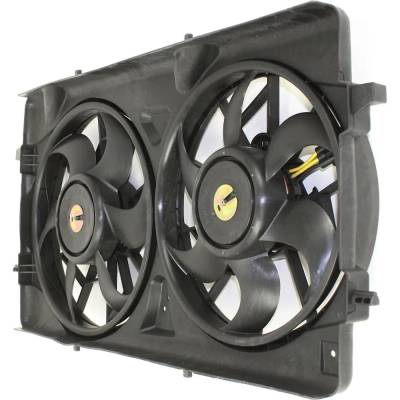 Rareelectrical - Dual Cooling Fan Assembly Compatible With 2004-2010 Chevrolet Cobalt Ss 2.0L (05-10) Saturn Ion Red - Image 4