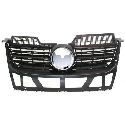 Grille Assembly Compatible With 2005-2010 Volkswagen Jetta Highline 2.5L (09-10) S 2.5L (08-10) Se