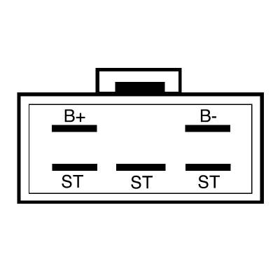 Rareelectrical - 12 Volt Rectifier Compatible With Suzuki Lt160e Lt-F160 Lt-4Wd Lt-250 2Wd Quadrunner 1987-2004 - Image 2