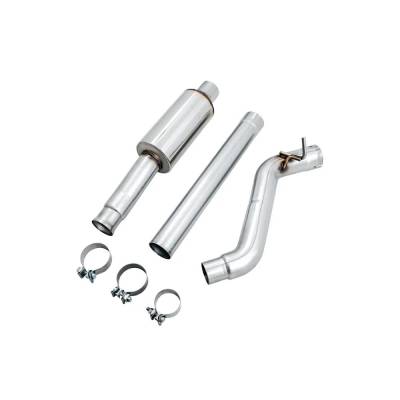 Rareelectrical - Performance Cat-Back Exhaust Pipe Compatible With 2018-2024 Jeep Wrangler Sport 3.6L (22-24) Sport S - Image 2