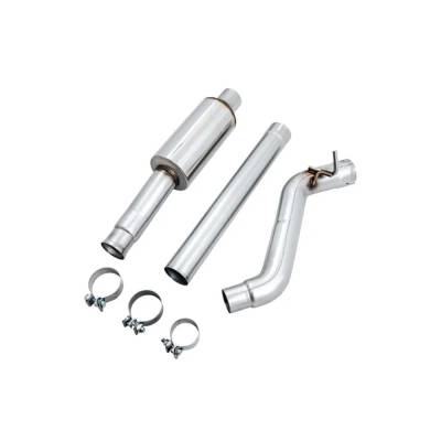 Rareelectrical - New Stainless Steel Exhaust Pipe Compatible With Jeep Wrangler Sport S 6 Cyl 3.6L Wrangler Unlimited - Image 2