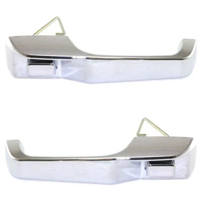Rareelectrical - Front Left And Right Exterior Door Handle Set Compatible With 1993-1998 Jeep Grand Cherokee Base - Image 5