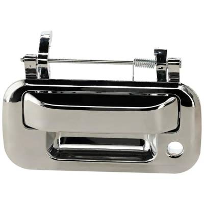 New Chrome Tailgate Handle Compatible With Ford F-150 Xl 6 Cyl 3.5L F-350 Super Duty Platinum F-450