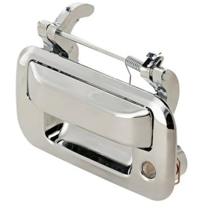Rareelectrical - New Chrome Tailgate Handle Compatible With Ford F-350 Super Duty Platinum F-450 Super Duty Xlt F-350 - Image 4