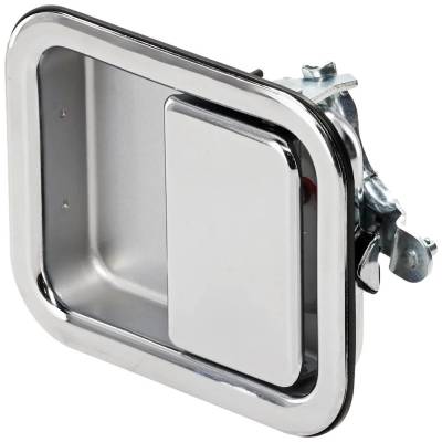Rareelectrical - Front Driver Side Exterior Door Handle Compatible With 1981-1986 Jeep Scrambler Jeep Cj7 Chrome - Image 2