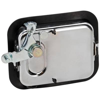 Rareelectrical - Front Driver Side Exterior Door Handle Compatible With 1981-1986 Jeep Scrambler Jeep Cj7 Chrome - Image 5