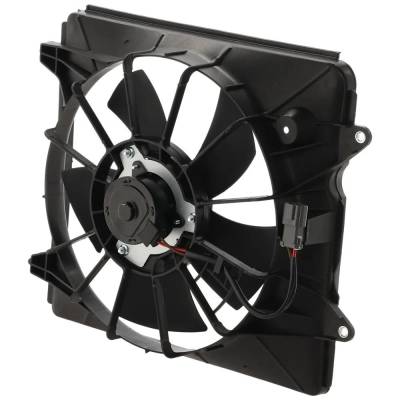 Rareelectrical - New Single Cooling Fan Assembly Compatible With Honda Cr-V Ex-L 4 Cyl 2.4L Cr-V Lx 4 Cyl 2.4L V Ex - Image 1