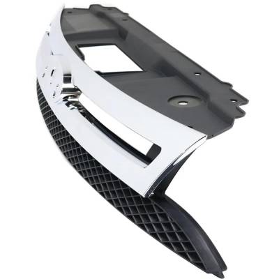 Rareelectrical - Grille Assembly Black Chrome Compatible With 2008-2011 Ford Focus S Sedan 2.0L (09-11) Se 2.0L (08) - Image 2