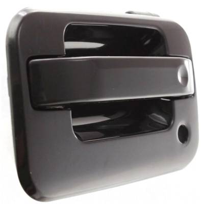 Rareelectrical - Front Driver Side Exterior Door Handle Compatible With 2004-2014 Ford F-150 Smooth Black With Key - Image 3