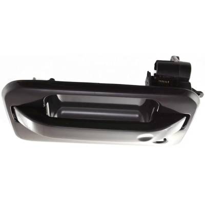 Rareelectrical - Front Driver Side Exterior Door Handle Compatible With 2004-2014 Ford F-150 Smooth Black With Key - Image 6