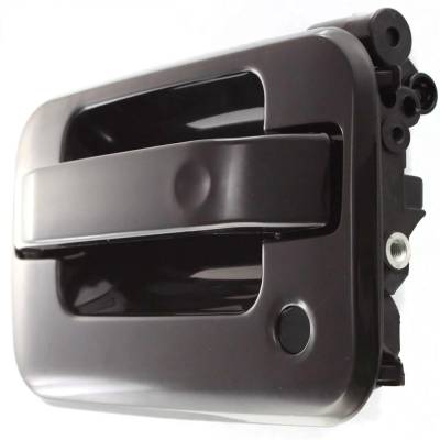 Rareelectrical - Front Left (Driver Side) Exterior Door Handle Compatible With 2004-2014 Ford F-150 Smooth Black With - Image 2