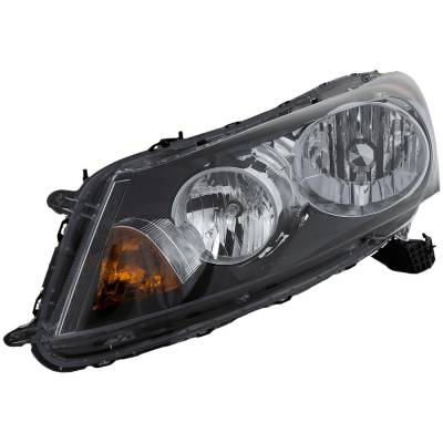 Rareelectrical - Headlight Compatible With 2008-2012 Honda Accord 2.4L 3.5L I4 K24z2/K24z3 J35z2 Left Driver Side - Image 2
