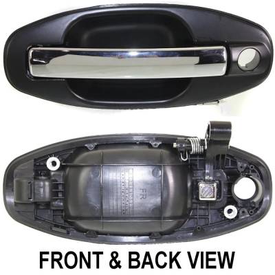 Rareelectrical - Right Front Exterior Door Handle Compatible With 2001-2006 Hyundai Santa Fe Gls (01-06) Lx (01-05) - Image 2