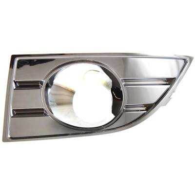 Left Front Fog Light Trim Bezel Compatible With 2008-2009 Ford Taurus Se 3.5L (09) Sel 3.5L (08-09)