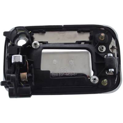 Rareelectrical - Front Passenger Side Exterior Door Handle Compatible With 2004-2014 Ford F-150 Chrome With Key Hole - Image 3
