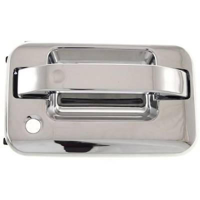 Rareelectrical - Front Passenger Side Exterior Door Handle Compatible With 2004-2014 Ford F-150 Chrome With Key Hole - Image 5