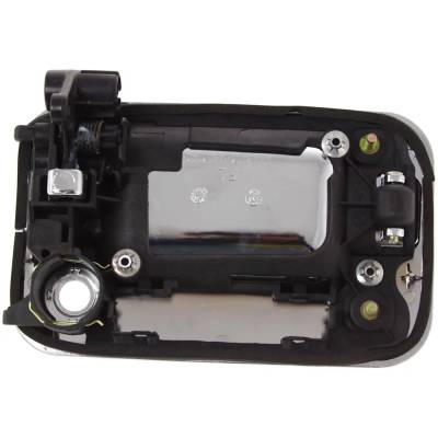 Rareelectrical - Front Driver Side Exterior Door Handle Compatible With 2004-2014 Ford F-150 Chrome With Key Hole - Image 3
