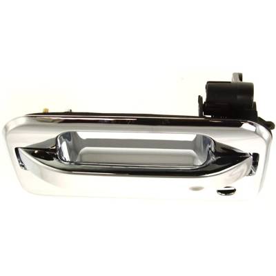 Rareelectrical - Front Driver Side Exterior Door Handle Compatible With 2004-2014 Ford F-150 Chrome With Key Hole - Image 4