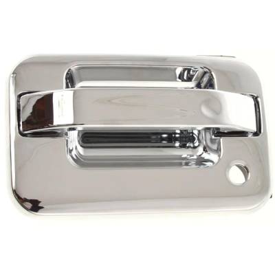 Rareelectrical - Front Driver Side Exterior Door Handle Compatible With 2004-2014 Ford F-150 Chrome With Key Hole - Image 5
