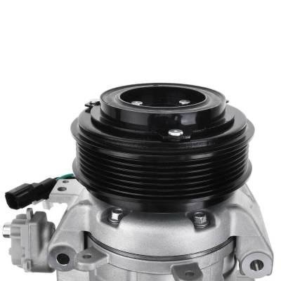Rareelectrical - A/C Compressor Compatible With 2017-2019 Ford F-250 F-350 F-450 F-550 Super Duty 6.2L V8 6.8L V10 - Image 4