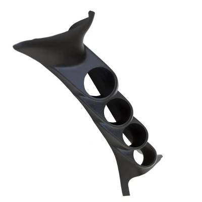 4-Gauge Pod A-Pillar Mount Compatible With 1999-2007 Ford F-350 Super Duty (99-07) F-450 Super Duty