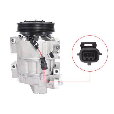 Rareelectrical - A/C Compressor Compatible With 2007-2012 Nissan Sentra 2.5L L4 Altima Sedan Dcs171c 6-Groove Clutch - Image 8