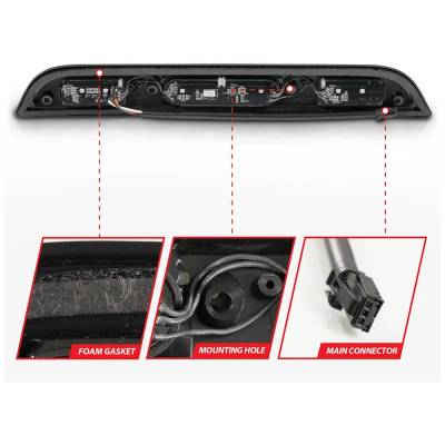 Rareelectrical - Led Third Brake Light Compatible With 2015-2020 Ford F-150 Lariat (17-20) Limited (17-20) Platinum - Image 5