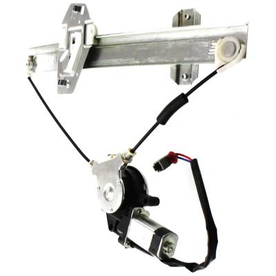 Rareelectrical - Right Rear Window Regulator With Motor Compatible With 1998-2004 Acura Rl Base 3.5L V6 (98) Se 3.5L - Image 2