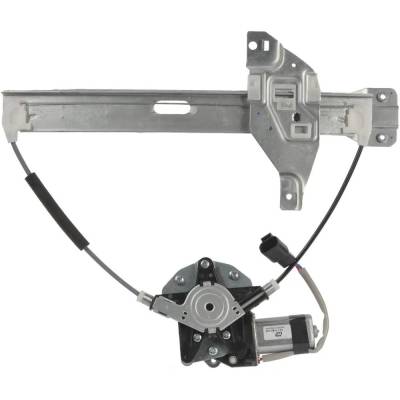 Left Rear Window Regulator With Motor Compatible With 2006-2016 Chevrolet Impala Lt 3.9L (06-09)