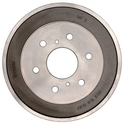 Rareelectrical - New Rear Brake Drum Compatible With Chevrolet Gmc Sierra 1500 Wt 6 Cyl 4.3L Silverado 1500 Base 8 - Image 2