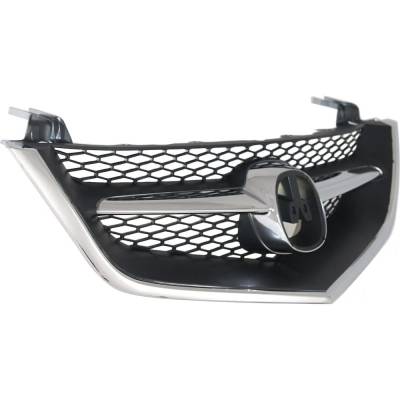 Rareelectrical - Chrome Center Bar Grille Assembly Compatible With 2002-2003 Acura Tl Type-S 3.2L (02-03) Base 3.2L - Image 2