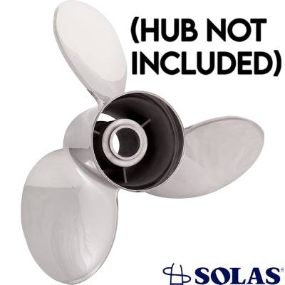 Rareelectrical - New Stainless Steel Propeller Compatible With Honda Johnson/Evinrude By 9571-153-19 3152 1710 - Image 2