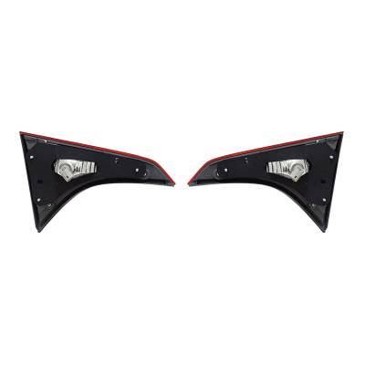 Rareelectrical - New Pair Of Inner Tail Lights Compatible With Toyota Corolla Le Eco To2802135 81580-02A50 8159002A50 - Image 2