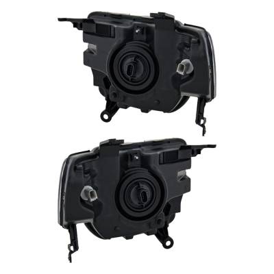 Rareelectrical - New Pair Of Halogen Headlights Compatible With Ford Escape Limited 2008 2009 2010 2011 2012 By Part - Image 2