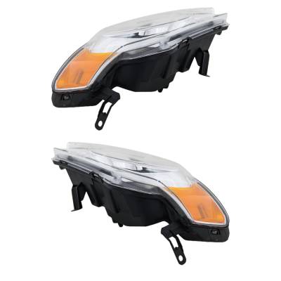 Rareelectrical - New Pair Of Halogen Headlights Compatible With Ford Escape Limited Hybrid 2009 2010 2011 2012 By - Image 5