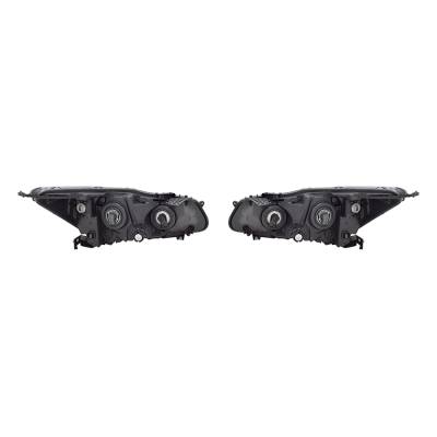Rareelectrical - New Pair Of Head Lights Compatible With Honda Accord Sedan 2016-17 33100-T2a-A61 33150T2aa61 - Image 2