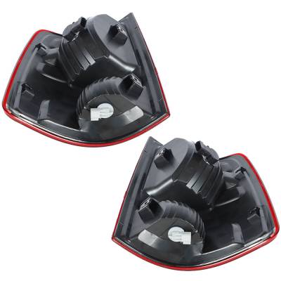 Rareelectrical - New Pair Of Tail Lights Compatible With Dodge Ram 1500 2500 3500 Express Hfe Laramie Limited - Image 3