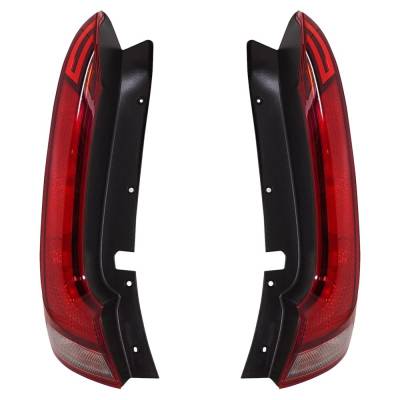Halogen Tail Light Assembly Right Left Pair Outer Compatible With 2020-2022 Kia Soul X-Line 2.0L Ex