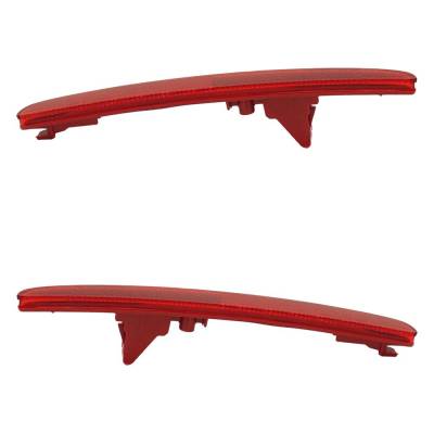 Rareelectrical - Rear Reflector Assembly Right Left Pair Compatible With 2017-2021 Honda Civic Sport Touring Ex-L - Image 4