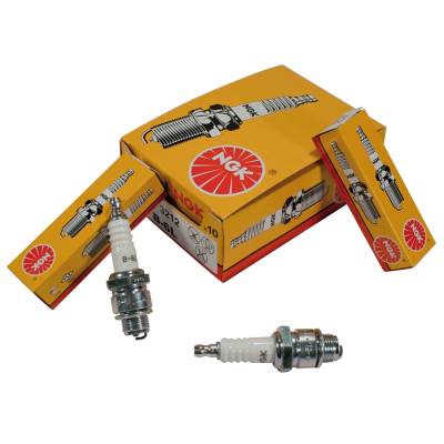 Rareelectrical - Ngk B6l Spark Plug Pack Of 10 Compatible With 1963-1971 John Deere 314 312 400 Onan Gas Engine 14Mm - Image 1