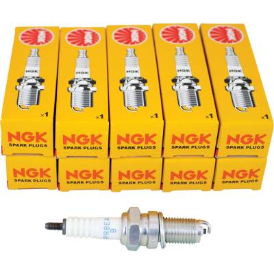 Motorcycle Atv Spark Plug Pack Of 10 Compatible With 1980-2017 Honda Kawasaki Yamaha Suzuki Dpr8ea-9