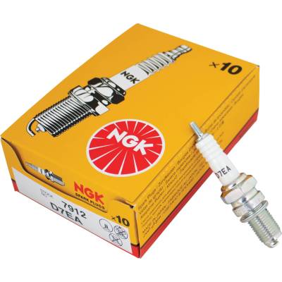 Rareelectrical - Nickel Spark Plug Pack Of 10 Compatible With 1974-2006 Honda Kawasaki Suzuki Yamaha D7ea 7912 - Image 3